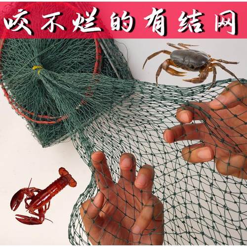 有结网虾笼渔网鱼笼有结鱼网捕虾网加厚捕鱼笼逮螃蟹笼龙虾养殖笼