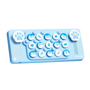 光遇口袋音乐键盘Meow猫咪爪款 电子琴midi钢琴送礼物 蓝粉色便携式