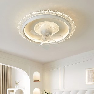 2024新款 全光谱护眼主卧室风扇灯360一体吸顶灯可摇头房间灯