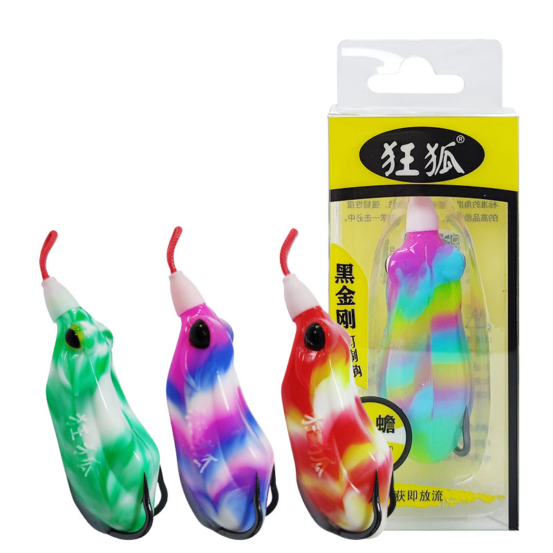 狂狐路亚饵狂狐毒蟾雷蛙改装版双钩仿生假饵雷强打重草钓远投黑鱼,户外/登山/野营/旅行用品,路亚饵,淘宝优惠券,粉丝福利购,淘宝优惠卷