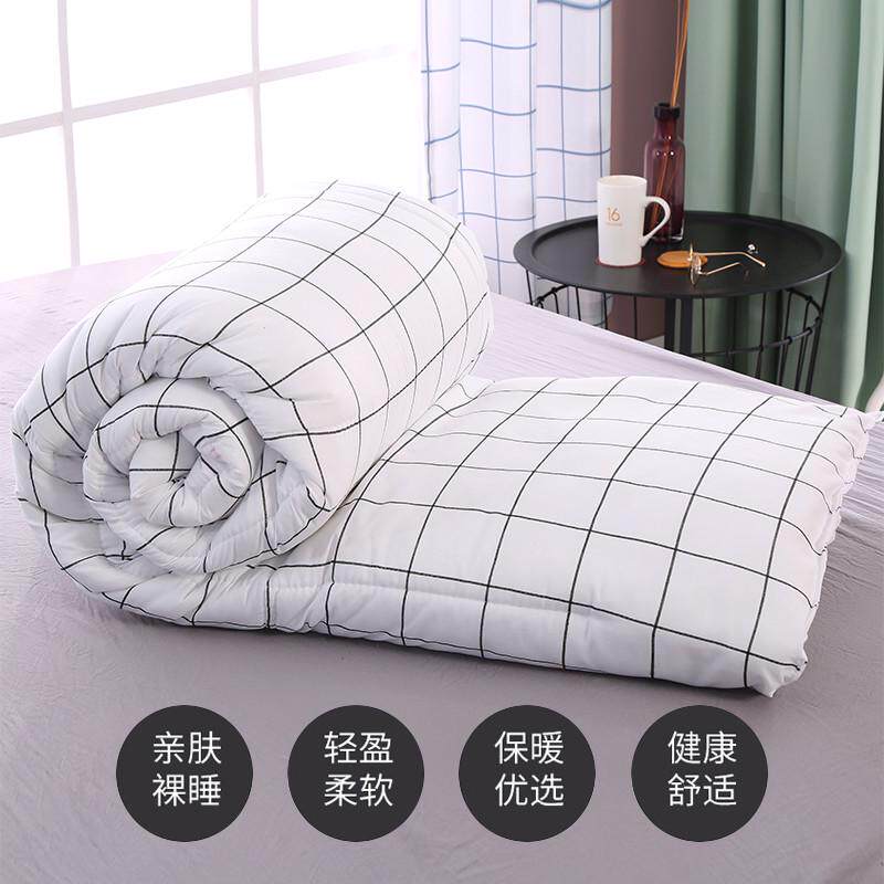 秋冬季被子冬被10斤加厚保暖学生宿舍单人棉被褥子太空被芯春秋被