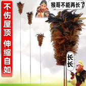 纯手工真鸡毛掸子除尘扫灰家用鸡毛毯子可伸缩鸡毛掸子商用车用