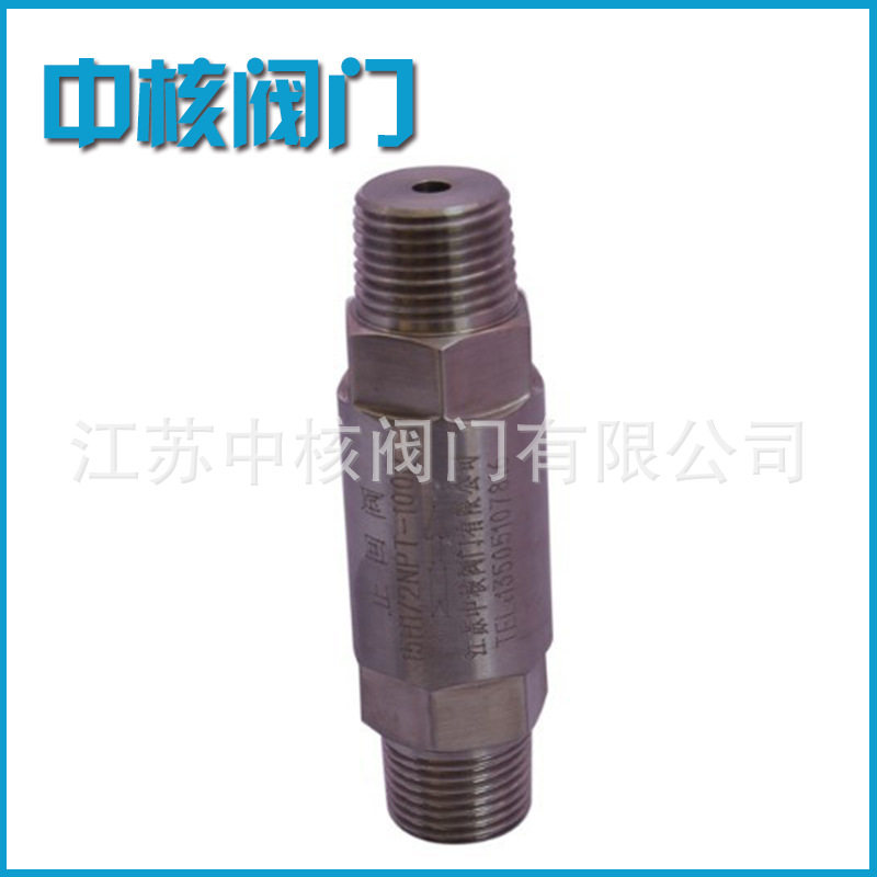 供应 外螺纹逆止阀止回阀H21NPT-100P