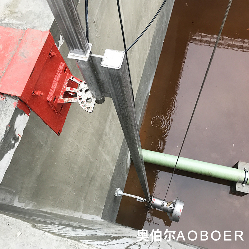 QJB潜水搅拌机304不锈钢厌氧缺氧池高速推进器污水混合潜水搅拌器