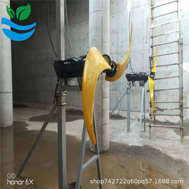 潜水推流器QJB3/4-1800/2-34齿轮减速机含安装系统A型支架