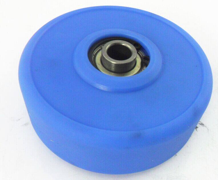 5006-3-T5-MB6寸单体浇注尼龙孔径20MM带刹车功能脚轮