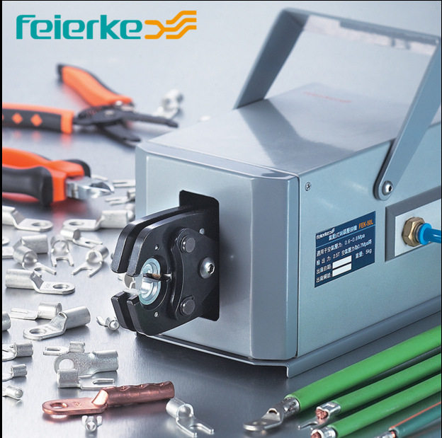 菲尔科FEK-50L多功能气动压线钳 冷压钳电动式端子压线机压接工具