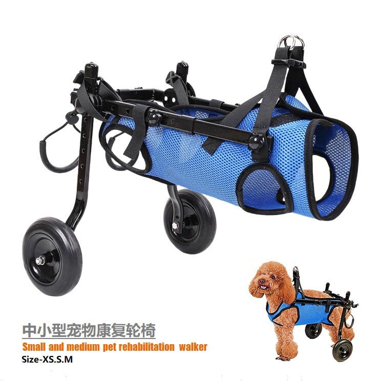 宠物用品行走残疾车老年狗辅助代步推车行动不便宠物狗行走辅助车