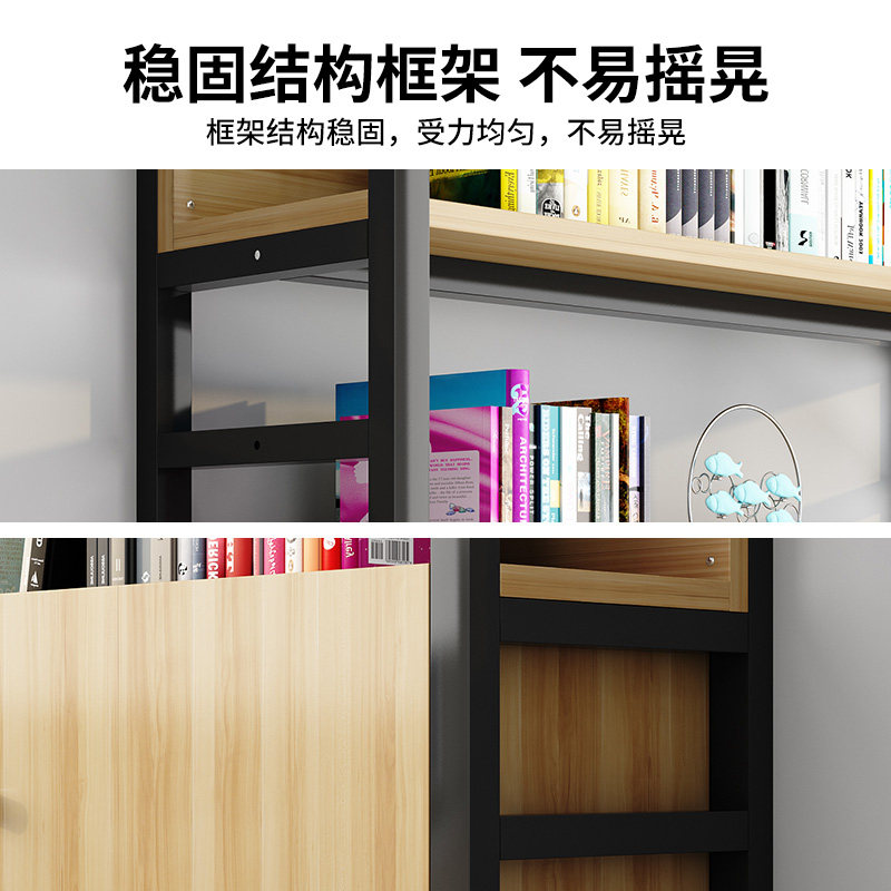 3YV5书架置物架落地家用卧室多层收纳架子铁艺储物架客厅儿童简易
