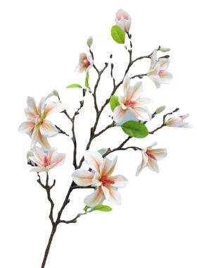 仿真9头木兰花玉兰花手感仿真花家居客厅婚庆造景装饰摆设假花束