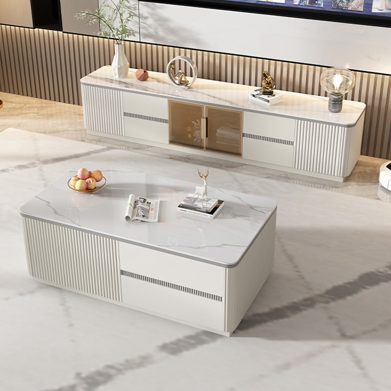 落地现代电视机柜实木客厅新款