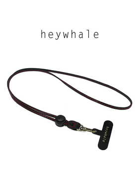 原创手机挂绳贴片多功能背贴片挂颈绳钥匙链真牛皮结实耐用挂脖绳