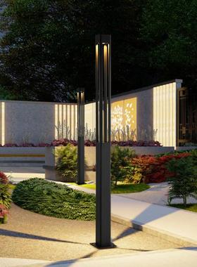简约现代户外庭院灯门柱灯2米景观灯小区园林广场路灯别墅路灯