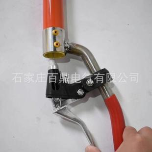 1500V地铁用拾物钳拾物杆带弹簧夹型带电拾物夹1.3米长弹簧夹