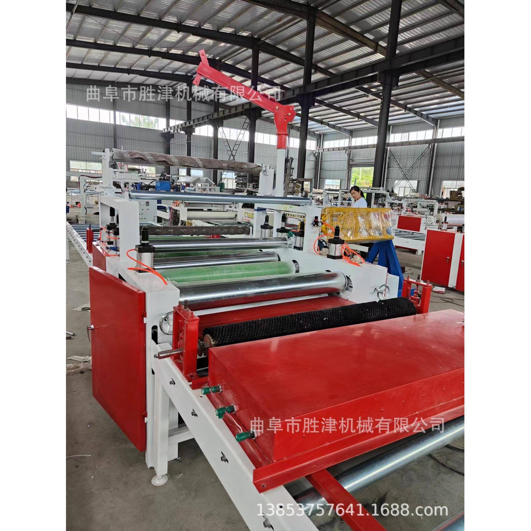 直售木饰面板冷胶贴面机全自动密度板覆膜机木工用贴面机