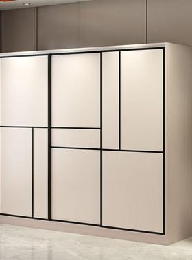 衣柜家用卧室推拉门主卧简约储物柜出租房小户型经济成人儿童衣柜