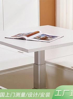 榻榻米升降机手动塌塌米踏踏米升降桌地台日式升降台手摇升降器