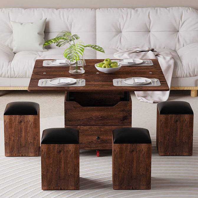 升降多功能茶几餐桌两用一体式客厅简约家用可折叠移动小户型桌子