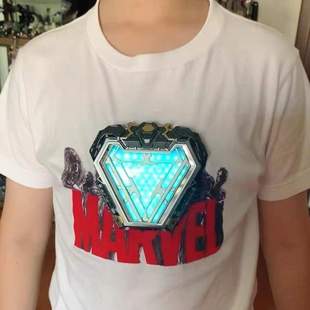 漫威周边马克MK50钢铁侠反应堆胸灯1比1方舟电磁核心周边模型