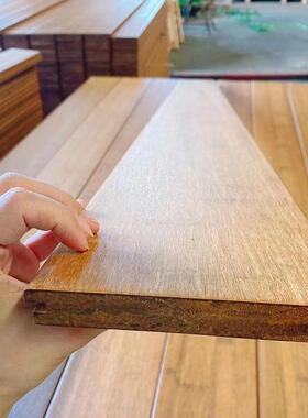 户外竹木地板瓷态高耐重组竹木地板栗子色浅黄色18-50厚卡扣