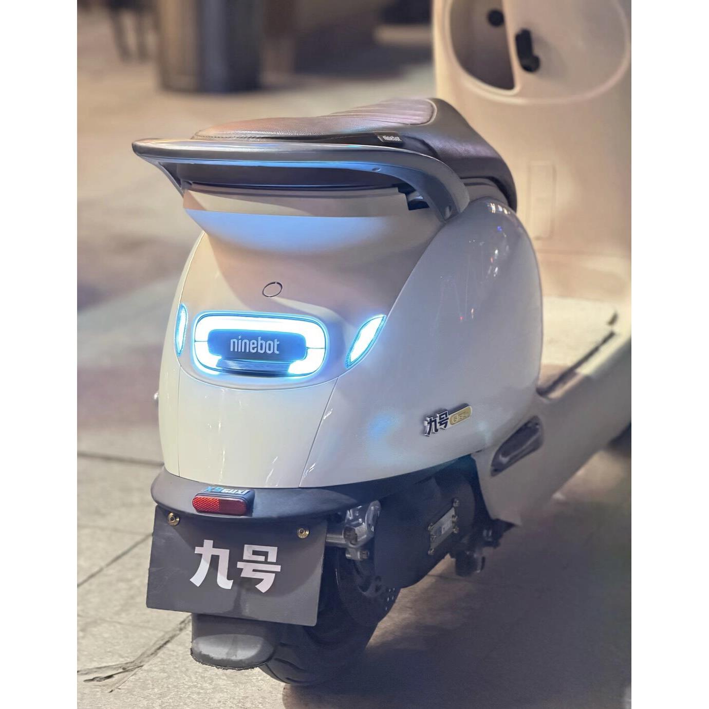 九号Q系列通用APP可调波斯顿尾灯转向线路无失真直上小q80q85c尾图片