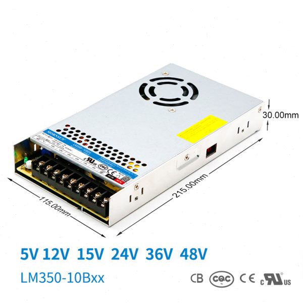 LM350-10B24/12/05/15/36/48V开关电源可替代明纬LRS-350-24/12