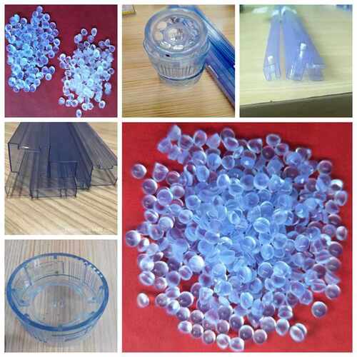 透明PVC颗粒 超韧性不断裂挤出级120度PVC 异型材IC管专用PVC原料