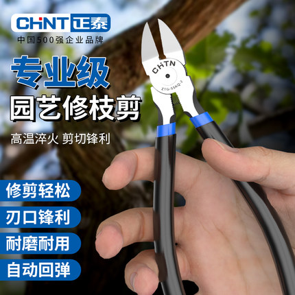 正泰园艺修枝剪盆景专用园艺剪刀水口钳叶芽剪刀花艺剪盆栽造型剪