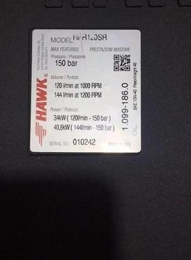 霍克泵头MXT1015R，HFR120SR，型工业380V超高压500公斤除锈疏通