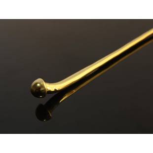 复原明代蘑菇发簪头饰古风原创简约设计镀18k金簪子汉服首饰配饰