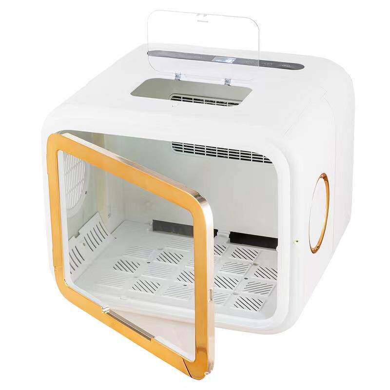 英文版宠物折叠烘干箱家用吹水机吹风箱猫咪狗狗烘干机