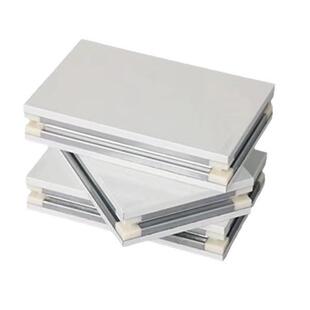 手工净化板岩棉夹心彩钢板防火保温洁净板无尘车间厂房隔断墙安装