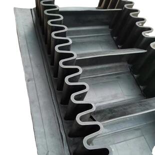 大倾角挡边输送带裙边环形输送带h花边运输带传送带定制