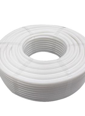 PP阻燃白色波纹管厂家穿线保护套加厚电工螺纹软管量大价优