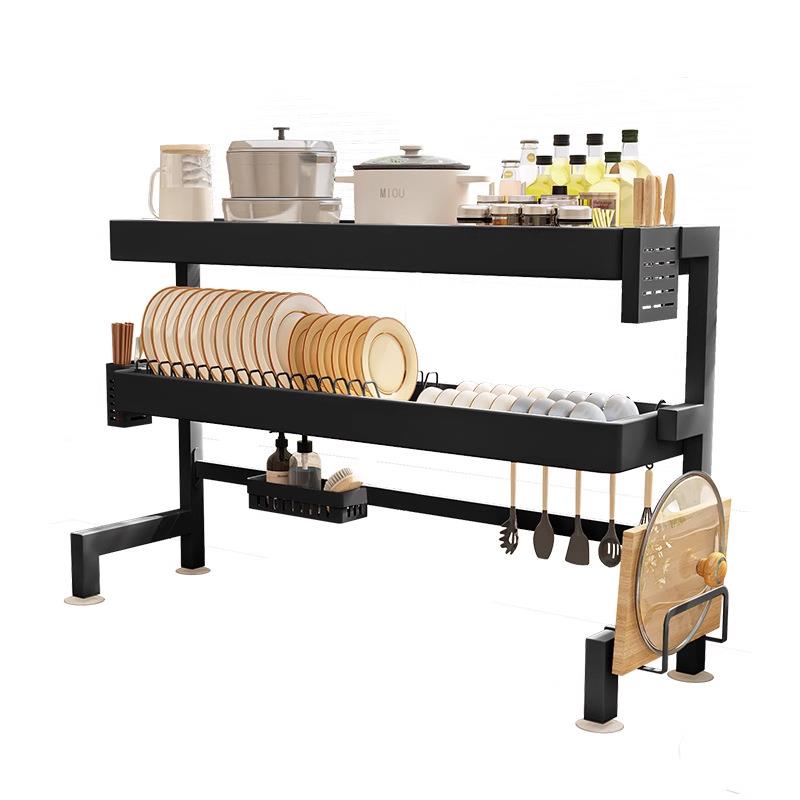 厨房水槽台置架面碗QSJ-4498物盘洗收纳架多功能碗架水池上放碗碟