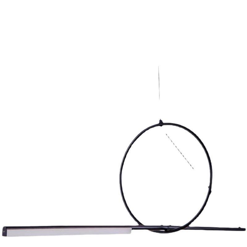 2024极简约创意LED几何线条造型设计师餐厅吧台办公桌长条形吊灯,家装灯饰光源,智能吊灯,淘宝优惠券,粉丝福利购,淘宝优惠卷