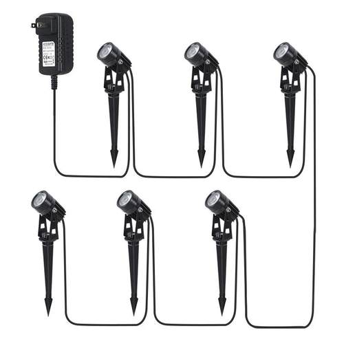 欧规户外LED插地射灯七彩草坪灯3w室外景观防雨12V遥控RGB花园灯