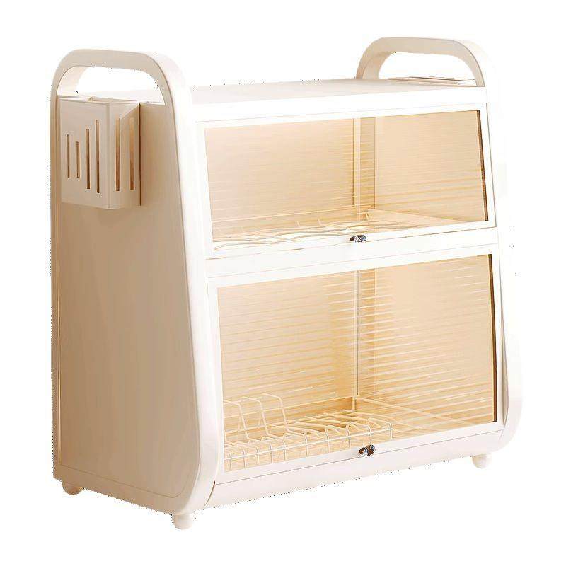 碗碟收纳架厨房置物架台面碗柜双层放碗盘沥水碗架碗筷餐具收纳盒,厨房/烹饪用具,抹布架/厨房清洁收纳架,淘宝优惠券,粉丝福利购,淘宝优惠卷