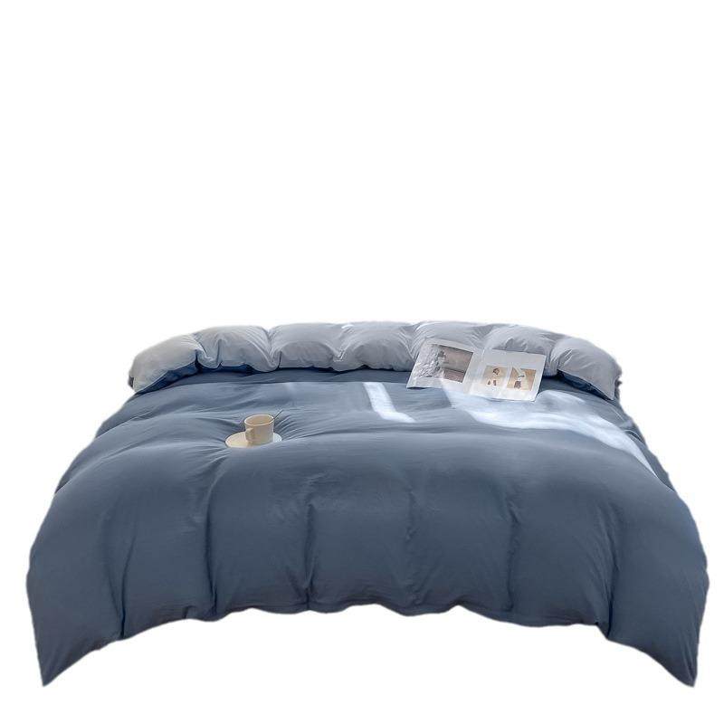 纯色双拼学生单人被套厂家水洗棉磨毛双人被罩单品各种面料,床上用品,学生床品套件,淘宝优惠券,粉丝福利购,淘宝优惠卷