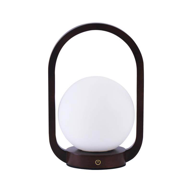 复古台灯床头灯书房手提创意怀旧美式触摸遥控充电式可调节卧室灯