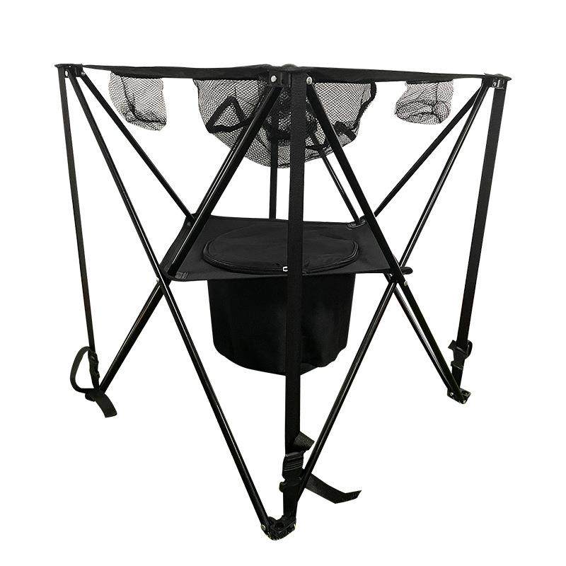 户外折叠冰包烧烤桌野营野餐休闲沙滩桌带杯圈便携折叠式冰桶桌,户外/登山/野营/旅行用品,户外桌椅套装,淘宝优惠券,粉丝福利购,淘宝优惠卷