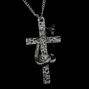 Vintage古着 Snake Cross项链