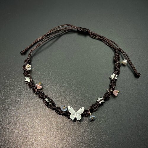 Vintage古着 Butterfly Among Flowers手链