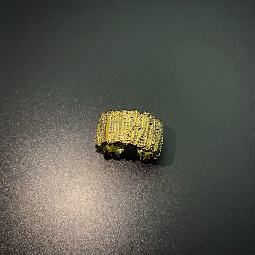Vintage古着 Liquid Gold Ripple戒指