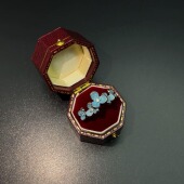 flower戒指 wisteria Vintage古着 Dropping