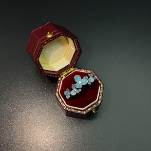 Vintage古着 Dropping wisteria flower戒指