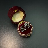 sky Vintage古着 Starry zircon戒指