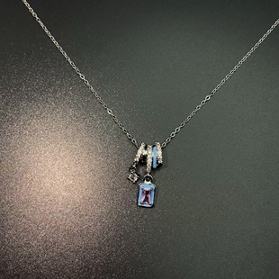 Crystal项链 Ice Vintage古着 Aurora