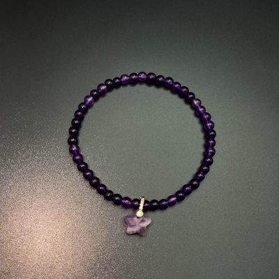 Vintage古着 Violet Star Pole手串