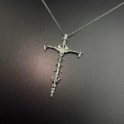 Vintage古着 The Sword of Skeleton项链